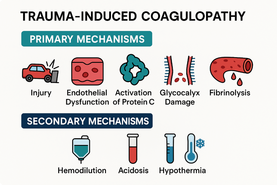 Primary & Secondary Trauma-Induced Coagulopathy