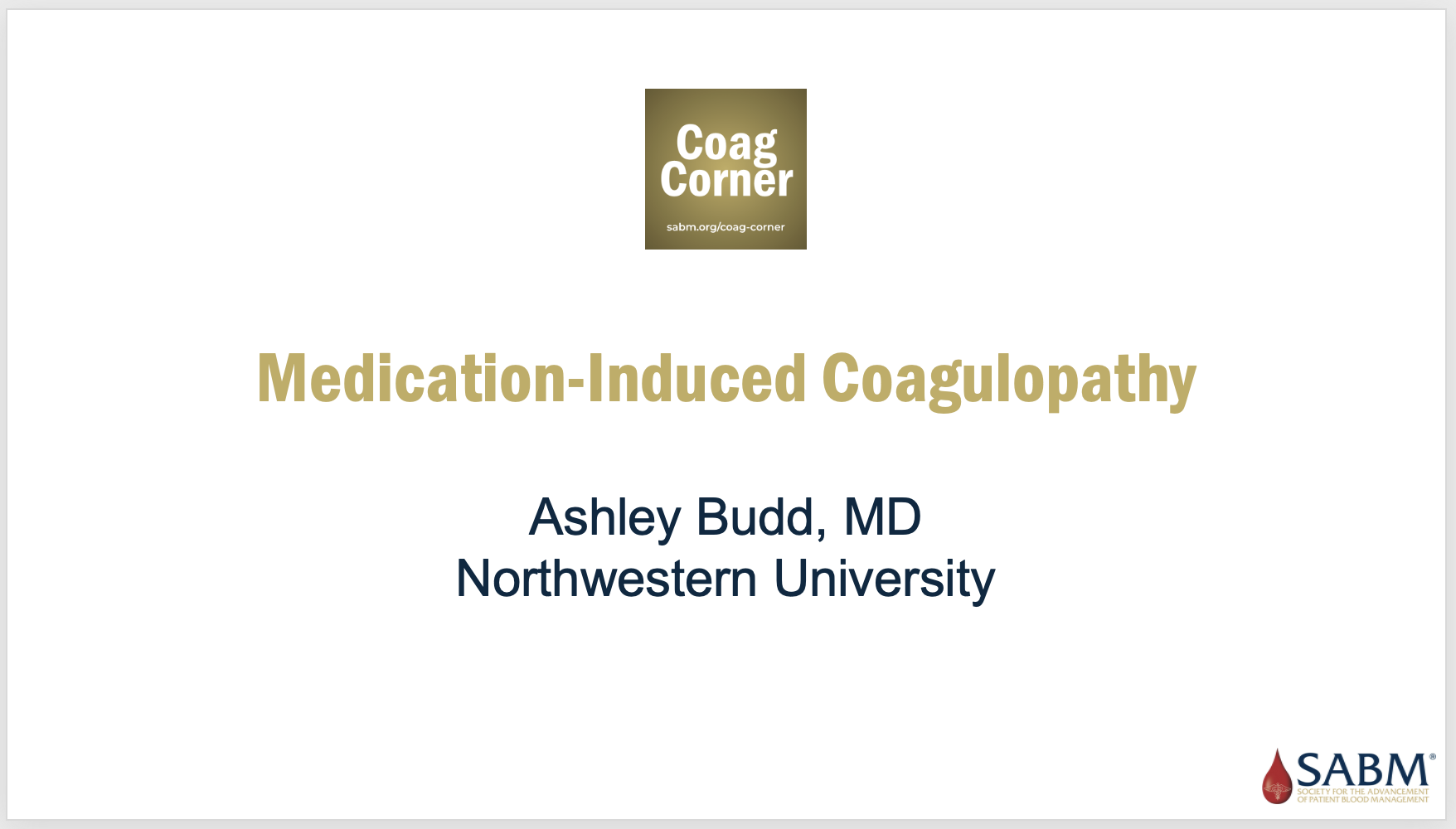 Medication-Induced Coagulopathy Presentation