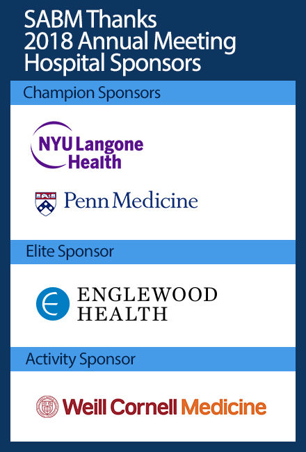 Thank You 2018 Hospital Sponsors